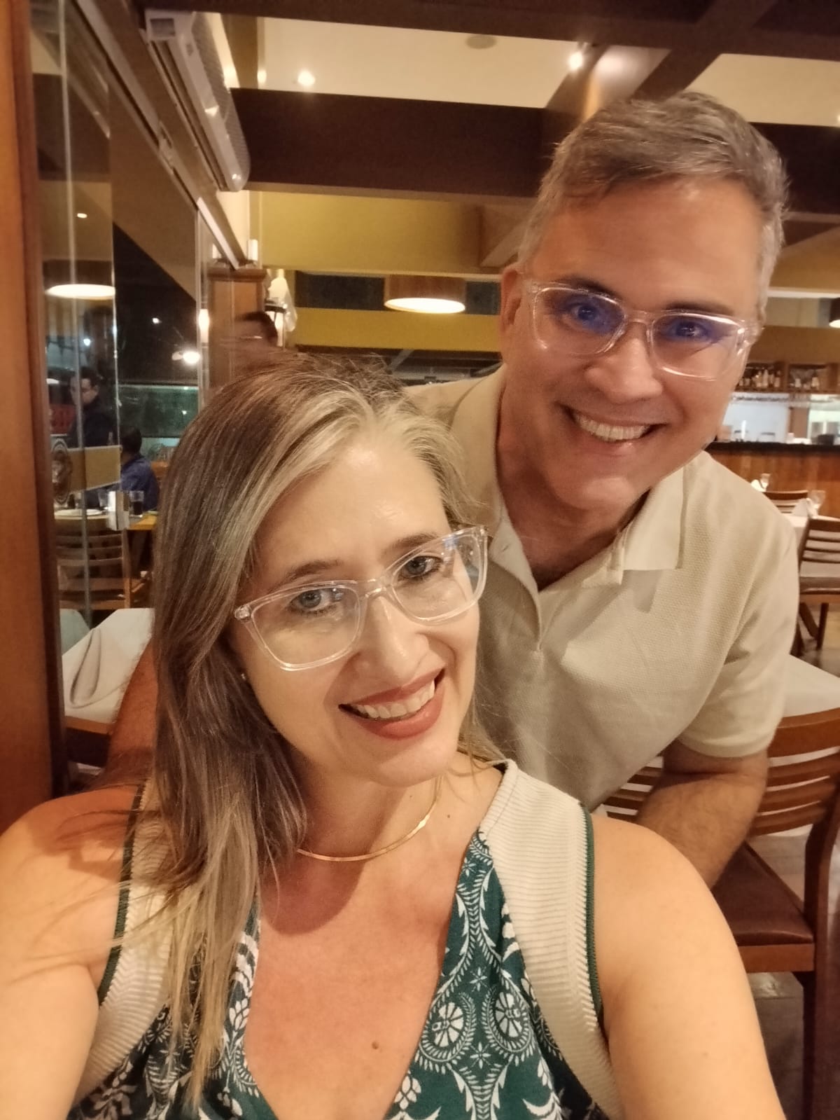 Fábio Ribas e Lucila, sua esposa